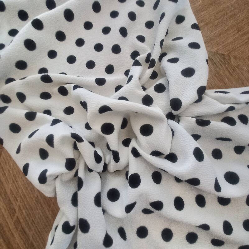 Witte Halter Mini Jurk met Polka Dots & Rugdecolleté