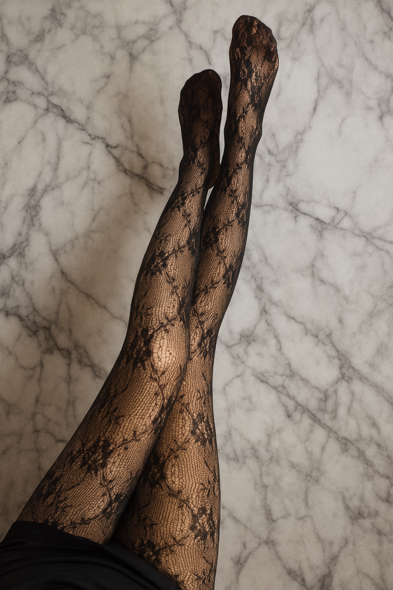 black lace panty