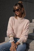 Isabella lace sweater
