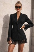 Lace Getailleerde Blazer