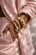 3-Delige Armbanden Set – Goudkleurig