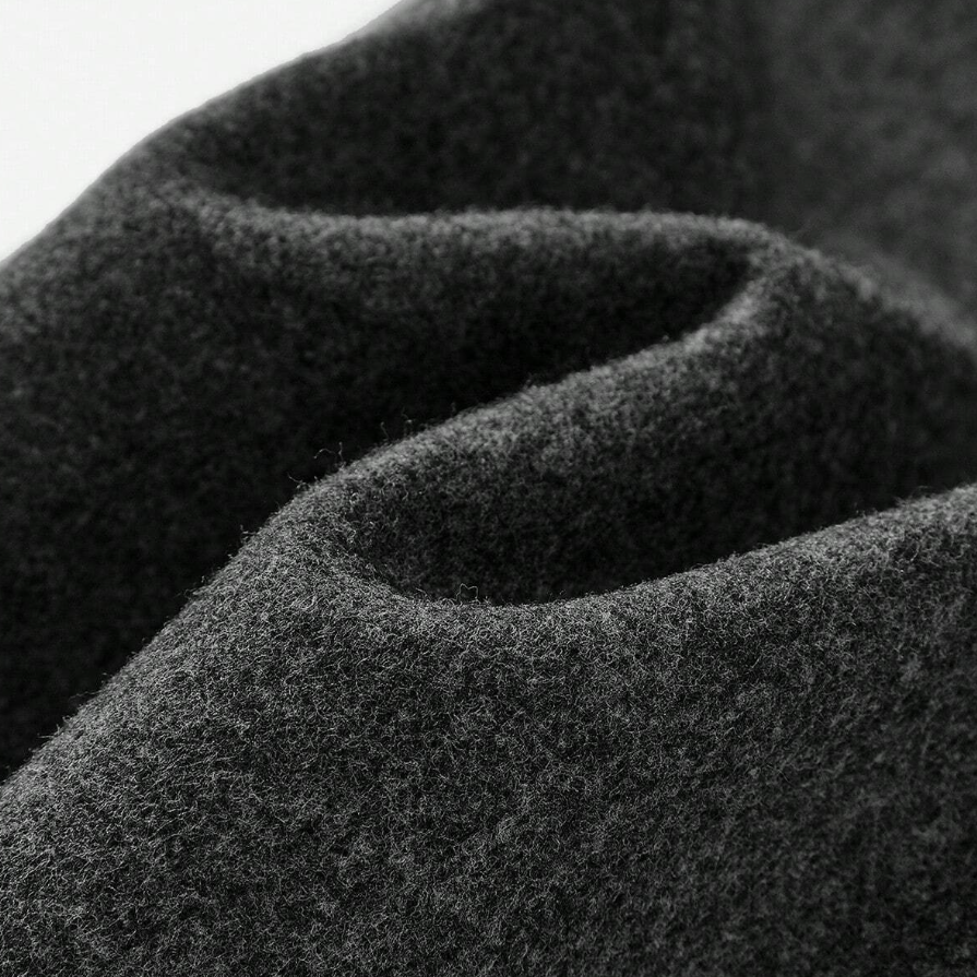 MILANO LONG COAT – CHARCOAL