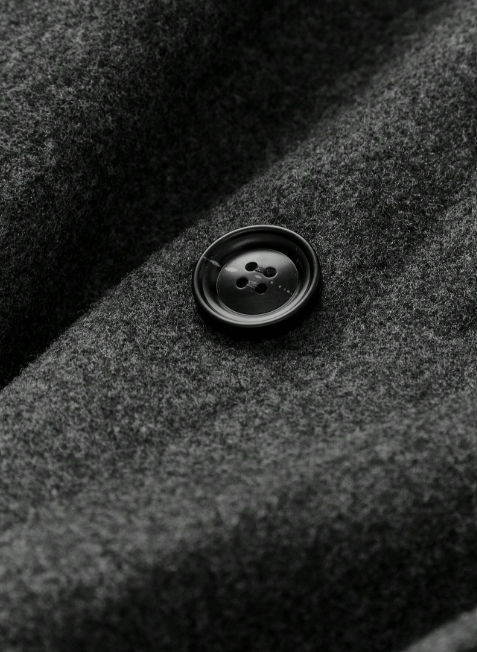 MILANO LONG COAT – CHARCOAL