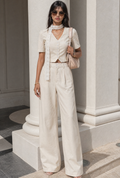 Chic Tailored Two Piece Set