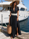 Monaco Noir Maxi Dress
